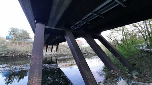 Le Pont Hubert-C. Cabana À Sherbrooke.