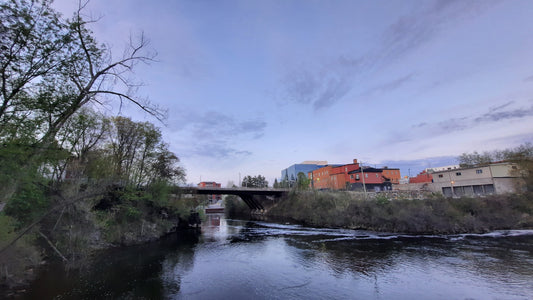 Le Pont Hubert-C. Cabana À Sherbrooke.