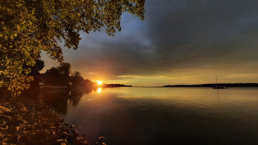 Lever De Soleil Lac St-Louis Baie D’urfé 7 Juillet 2021 À 5H32