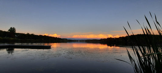 Crépuscule Du 24 Septembre 2021 18H37 (Vue Q1) Lac Des Nations À Sherbrooke.