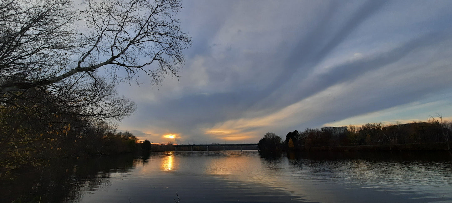 Journal De David: Le Coucher Soleil Du 9 Novembre 2021 (Vue 1)