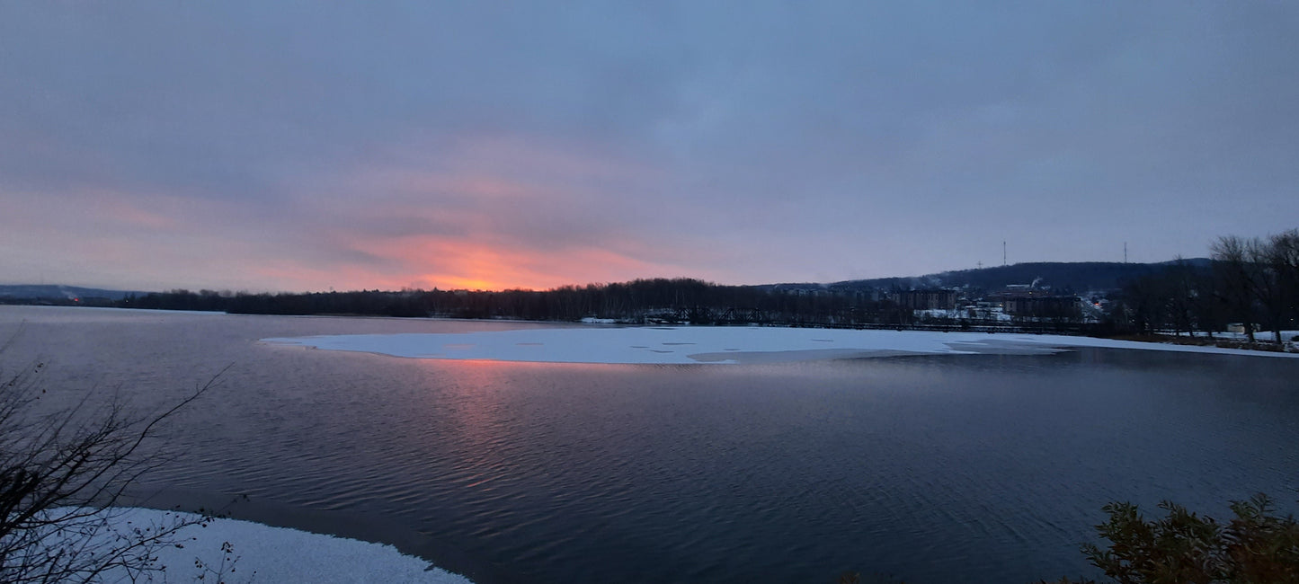 Aube 2021-11-30 7:07 Lac Des Nations À Sherbrooke