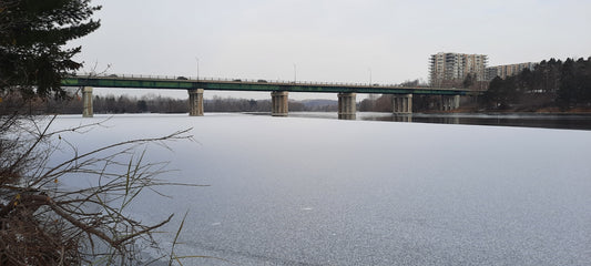 Glace 2021-11-30 08:53 Pont Jacques Cartier À Sherbrooke (Vue P1)