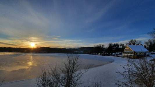 Lever De Soleil Au Lac Des Nations 20 Décembre 2021