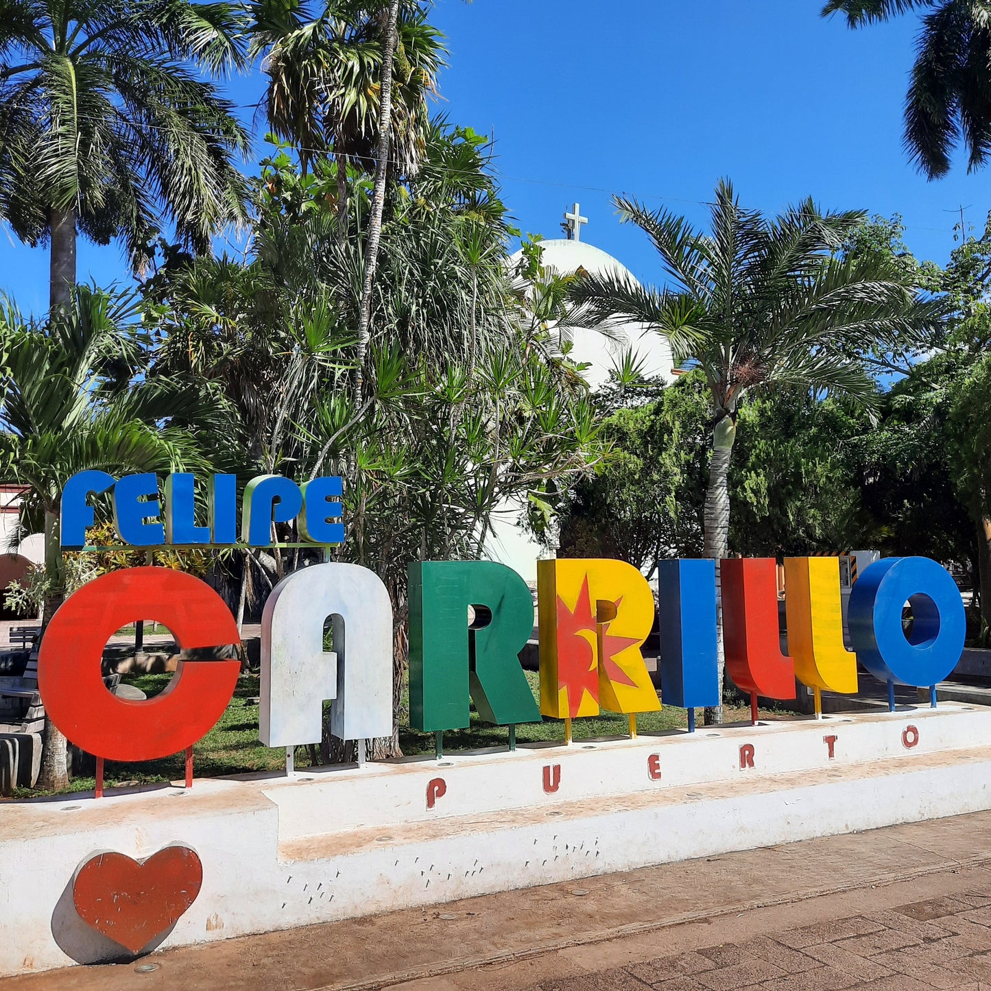 En Direction De Felipe Carillo Puerto Quintana Roo Mexique