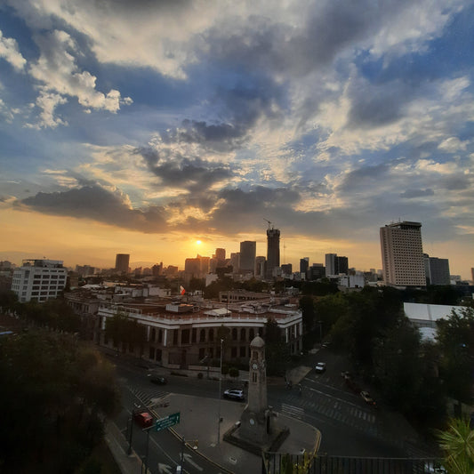 2023-11-07 Coucher De Soleil À Mexico City (3 Photos)