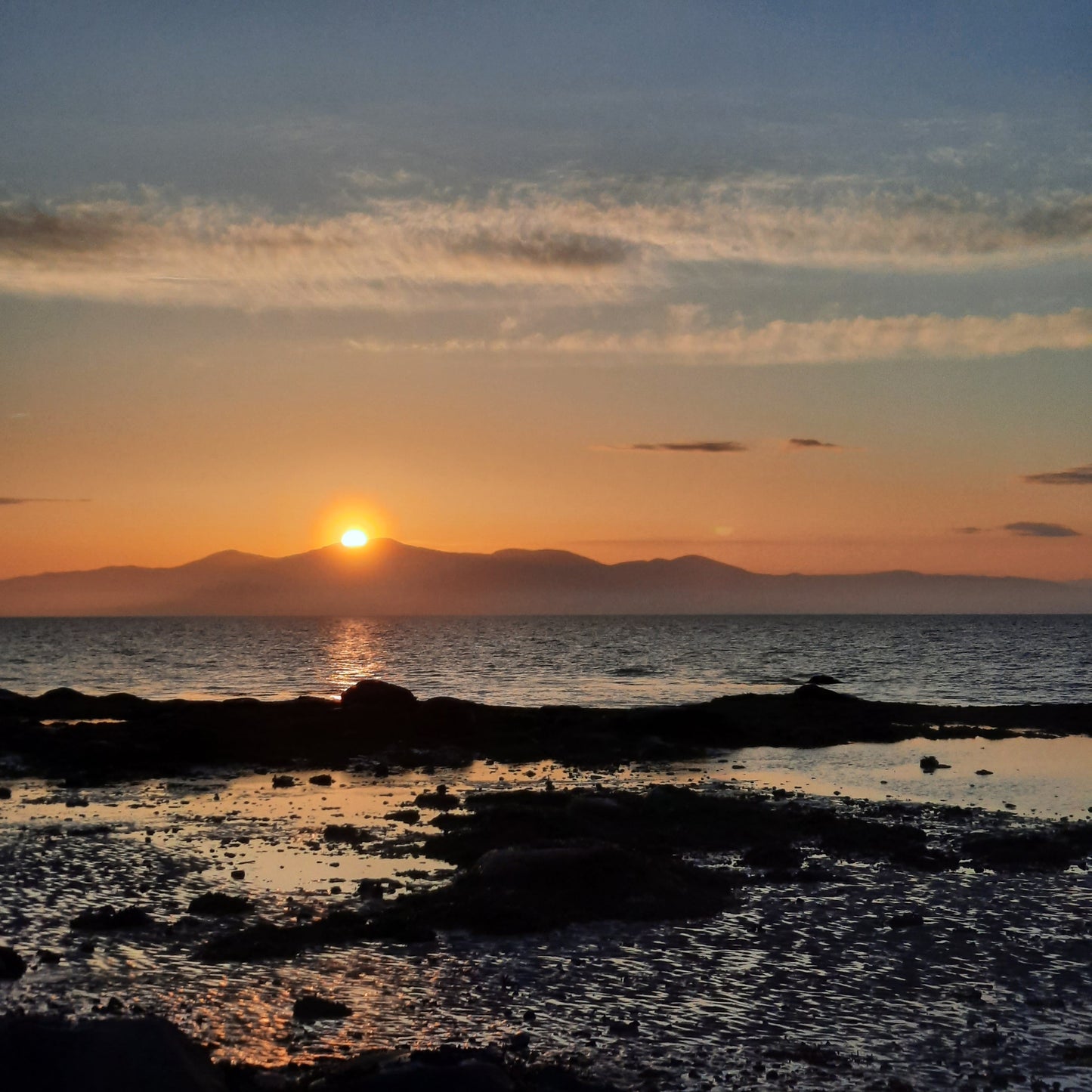 Coucher De Soleil À Rivière-Ouelle