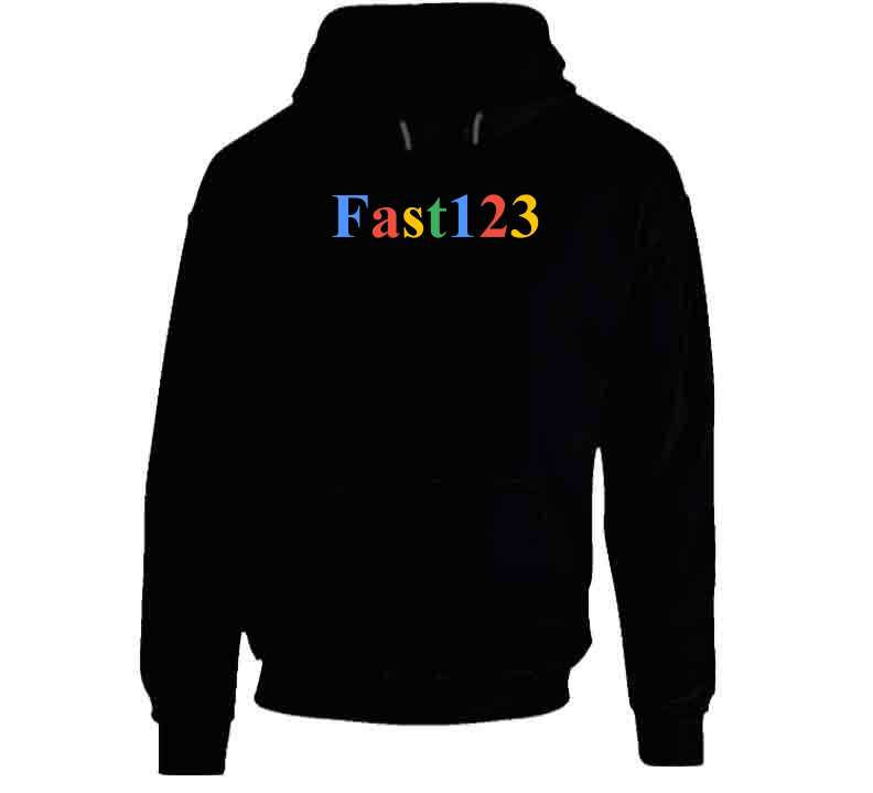 Fast123 T Shirt Hoodie / Black Small T-Shirt