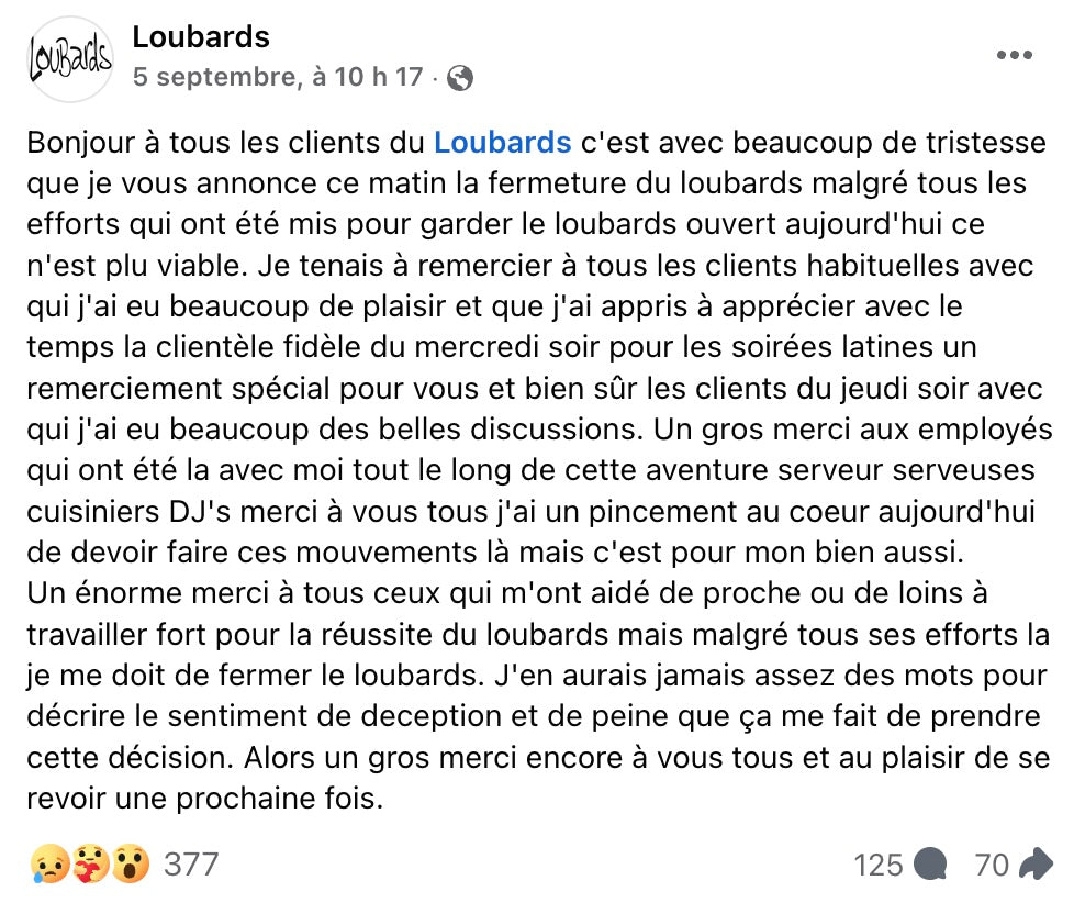 Loubards (Fermé)