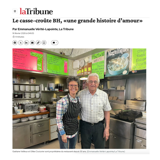 Casse-Croûte B H - Sherbrooke - 30 ans