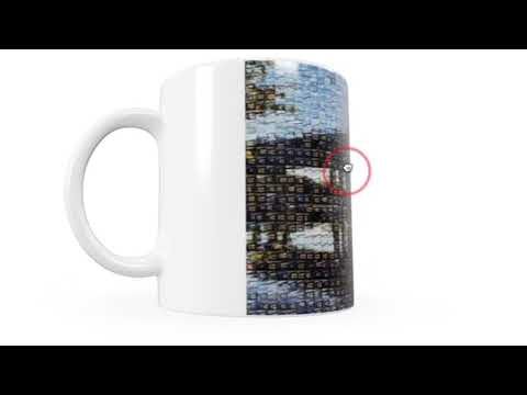 Taza Sherbrooke Jacques Cartier Puente Mosaico